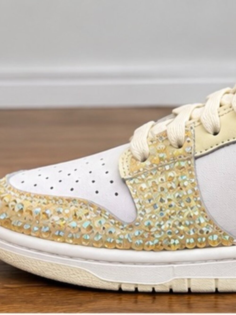 Custom Rhinestone Bling Dunks - Twists - Picture 2 of 9